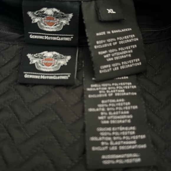 Harley-Davidson Black Raincoat for Men XL - Picture 5 of 5